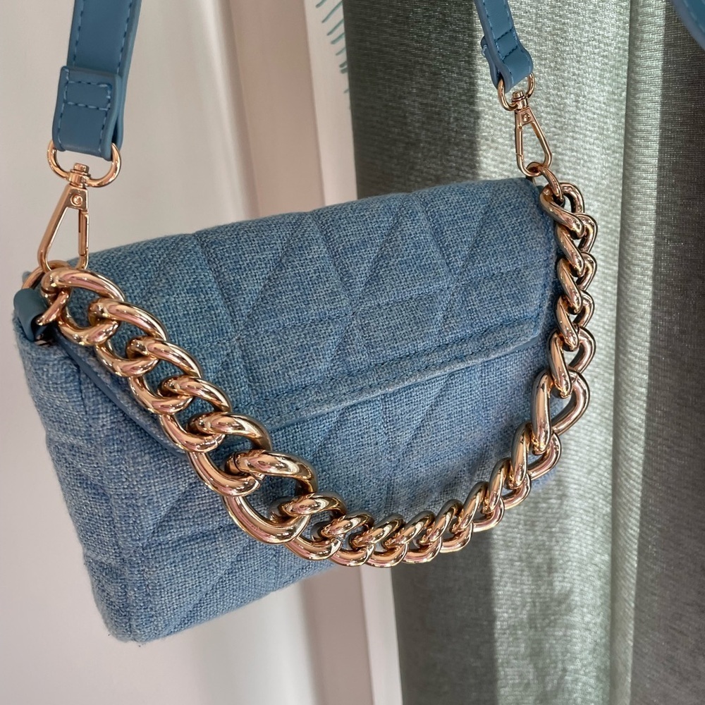 Urban Expressions Temperance - Linen Crossbody - Light Blue - Picture 9 of 12